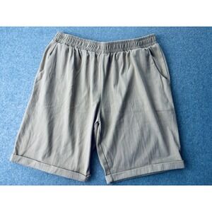 Vcansion Bermuda Shorts Tan Beige Women's Size 16-18 Elastic Comfy Cute